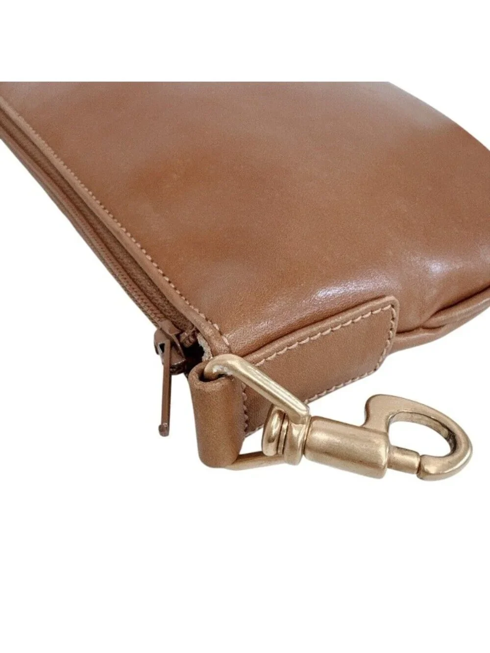 Gucci Vintage Leather Pouch Brown